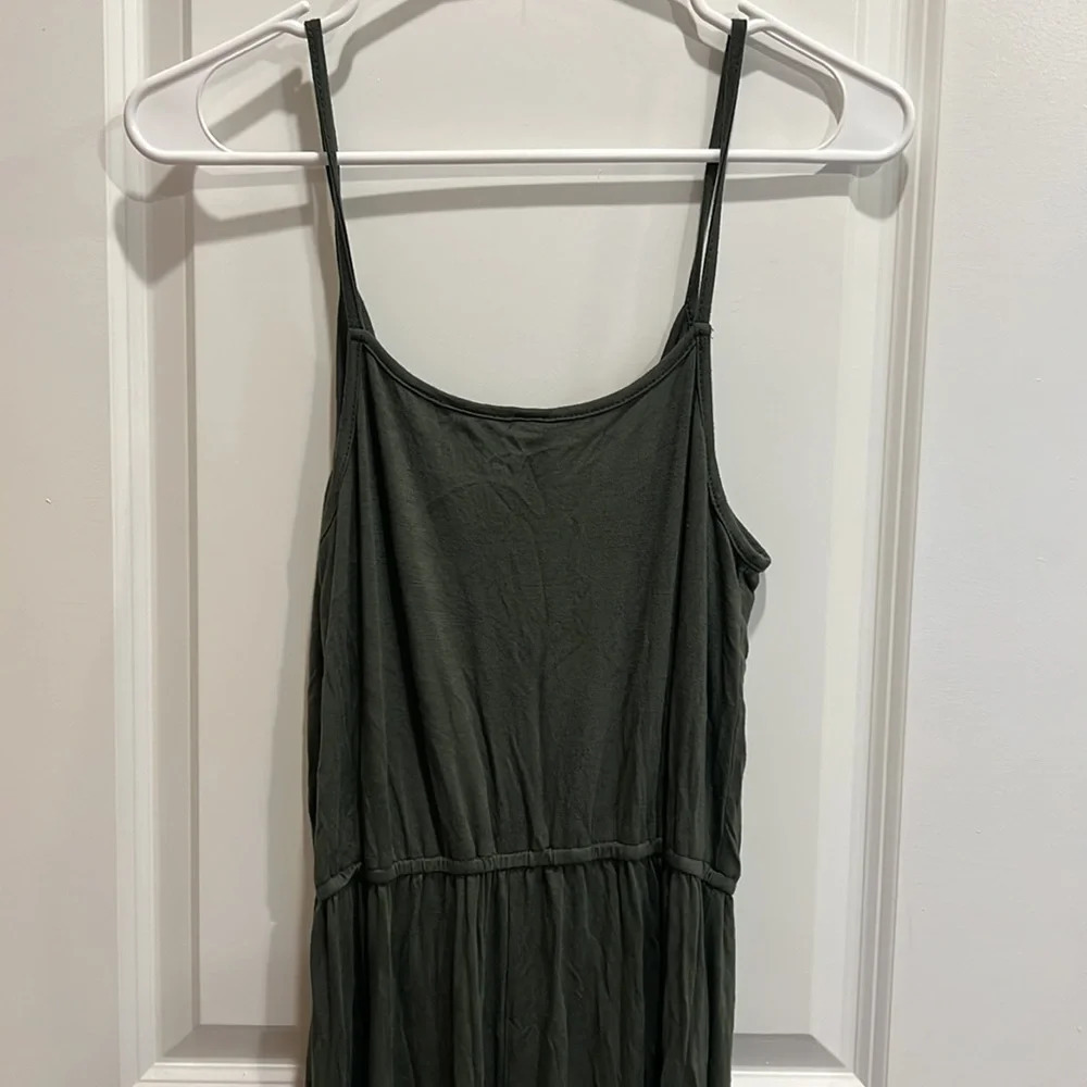 Women’s Green Wrap Jumpsuit Loungewear Closet Staple Summer Tie Waist Dress Moni - Picture 8 of 10